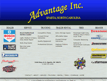 Tablet Screenshot of advantageheavyduty.com